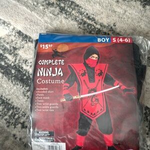 Fun world complete ninja costume boy small (4-6)